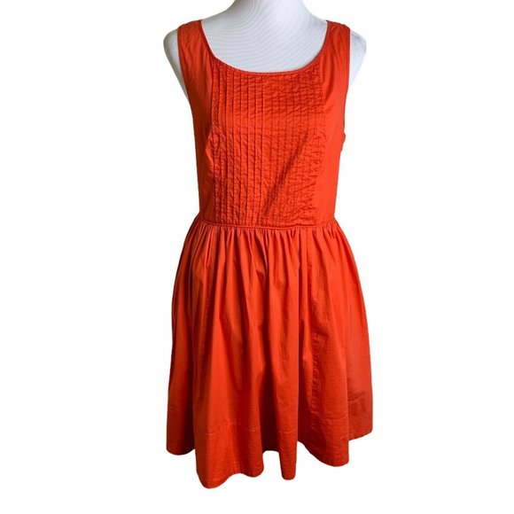 Moulinette Soeurs Fit & Flare Pleated Dress - Picture 1 of 12